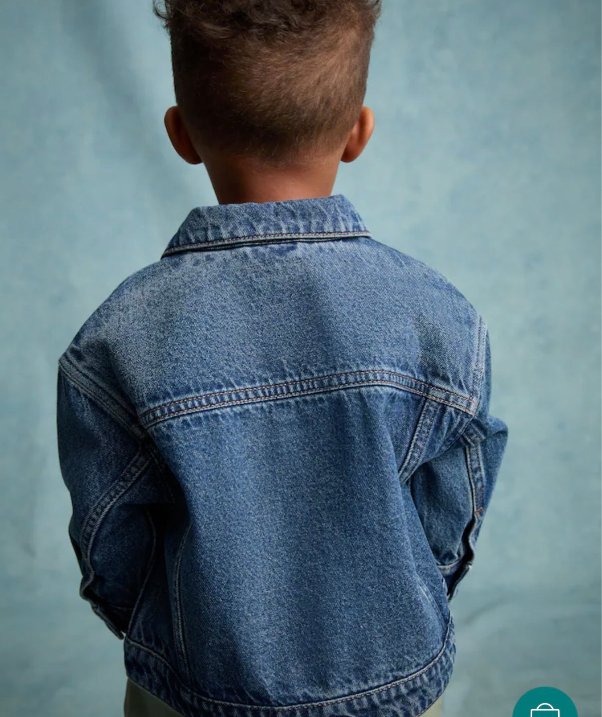 Veste en jeans enfant personnalisée