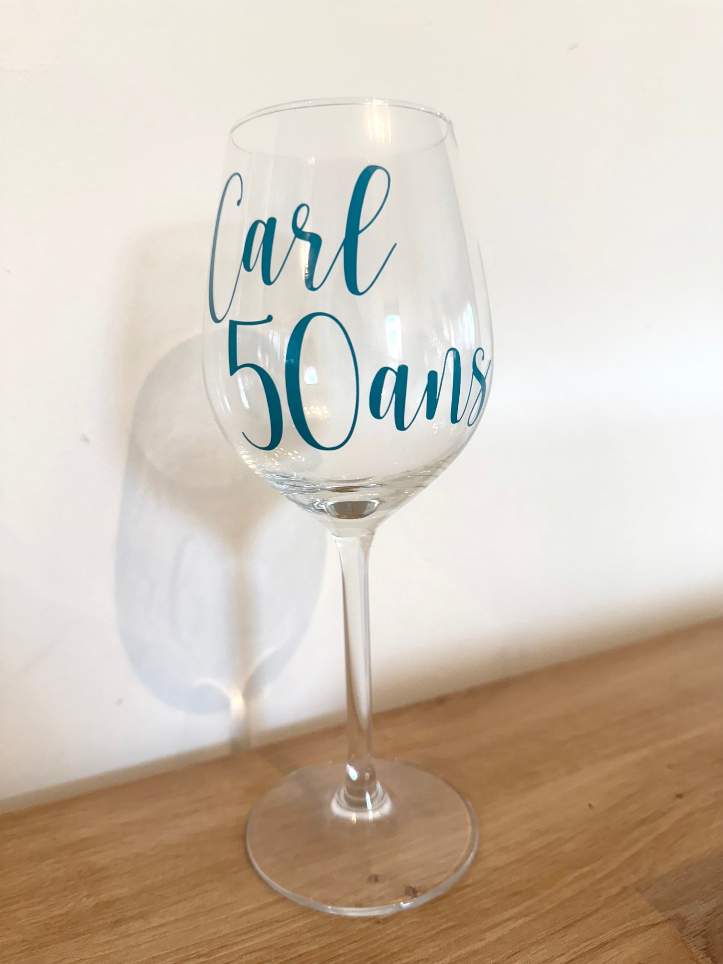 Verre à vin personnalisé