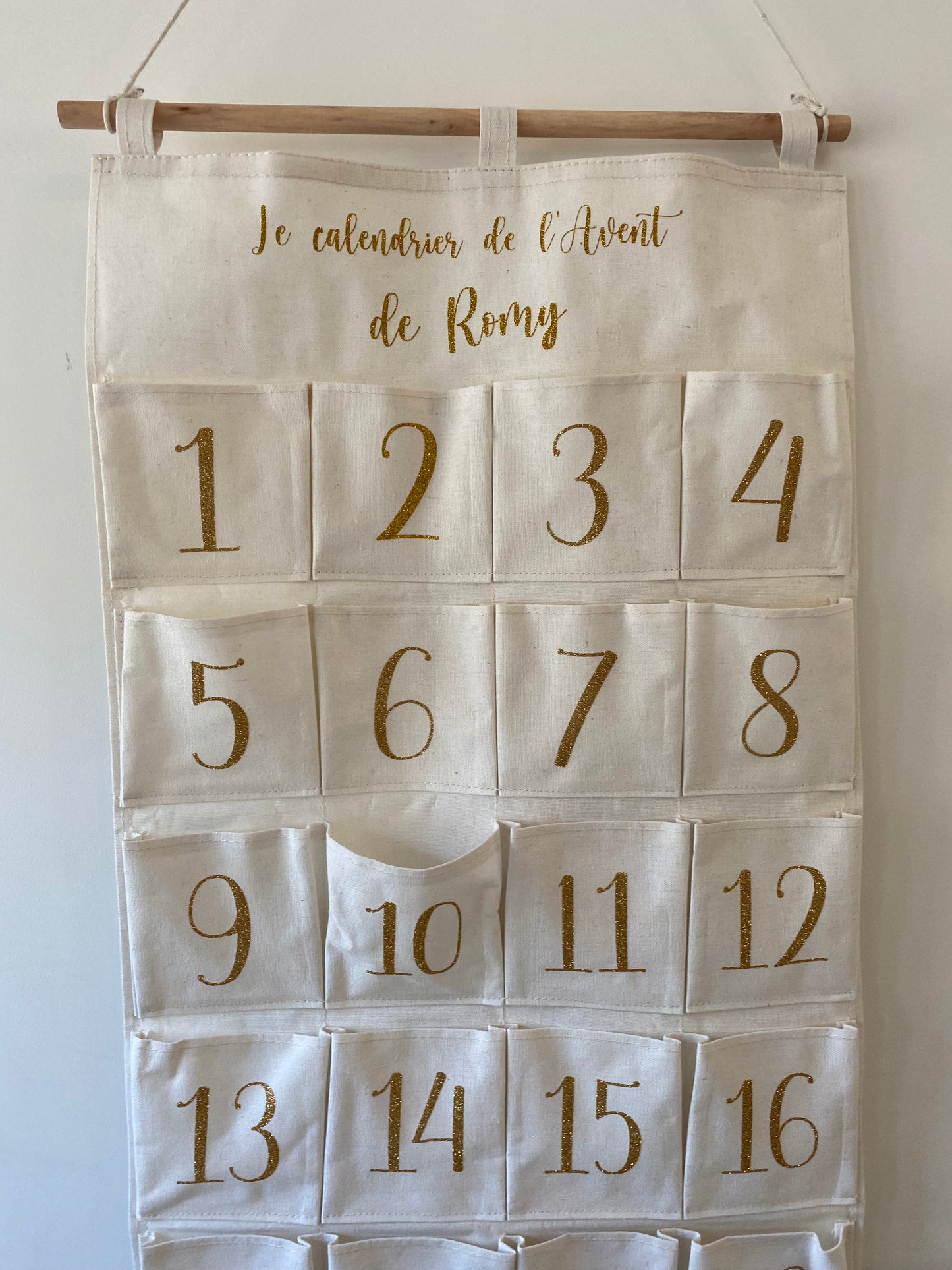 Calendrier de l’Avent personnalisé