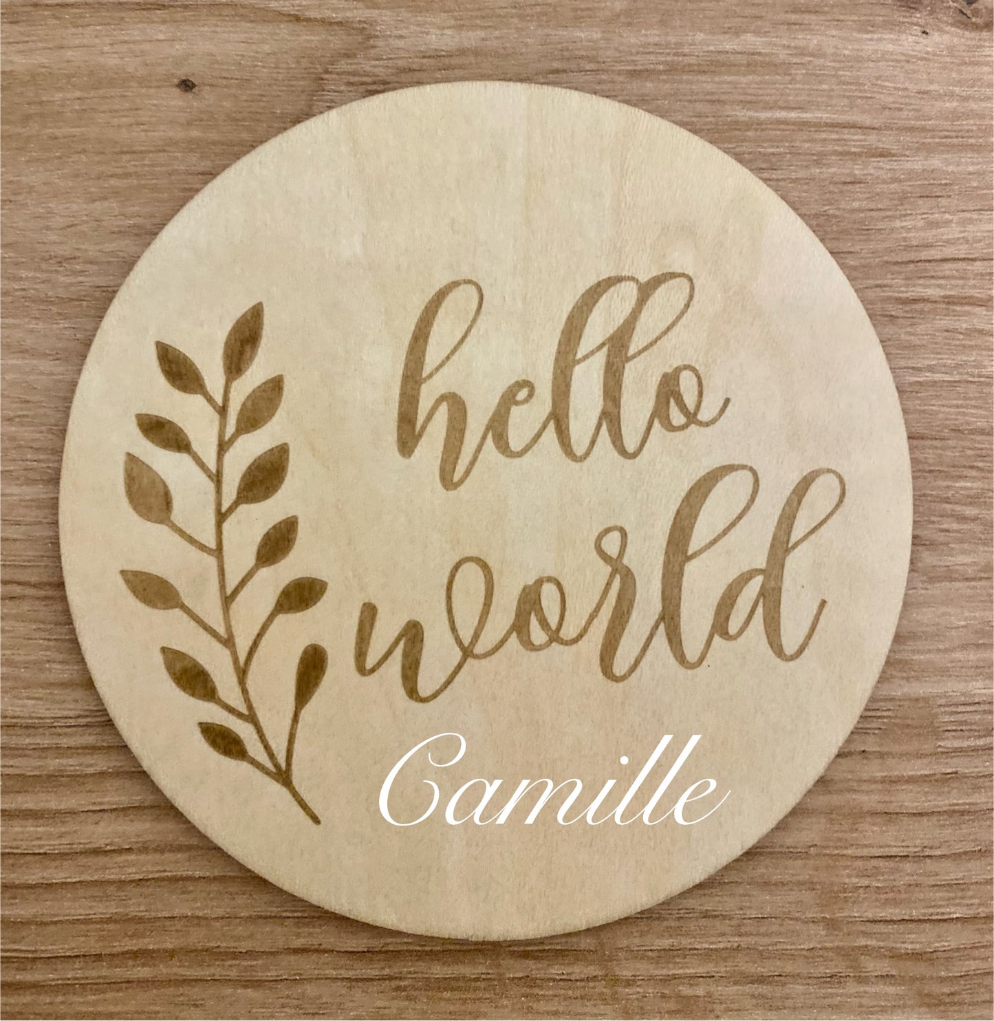 Plaque « Hello World »