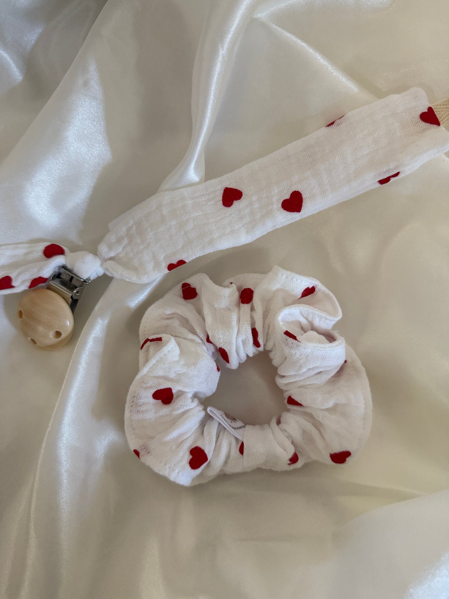 Lot attache tétine + chouchou