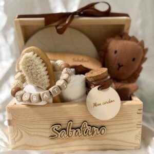 coffret de naissance en bois