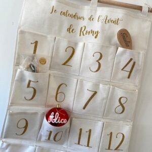 Calendrier de l'Avent personnalisé (futures mamans)