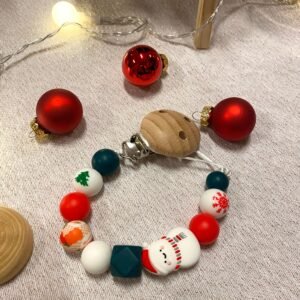 Attache tétine Noël
