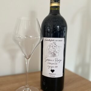 Étiquette bouteille de vin personnalisée