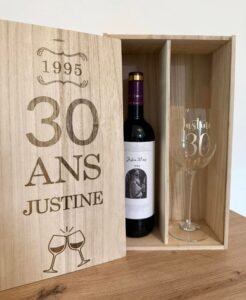 Coffret bouteille de vin/champagne
