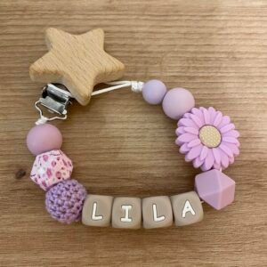 Attache tétine « LILA »