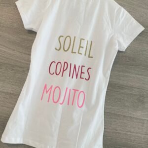 T-shirt soleil copines mojito