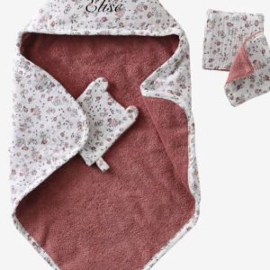 Cape de bain + cotons