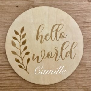 Plaque « Hello World »