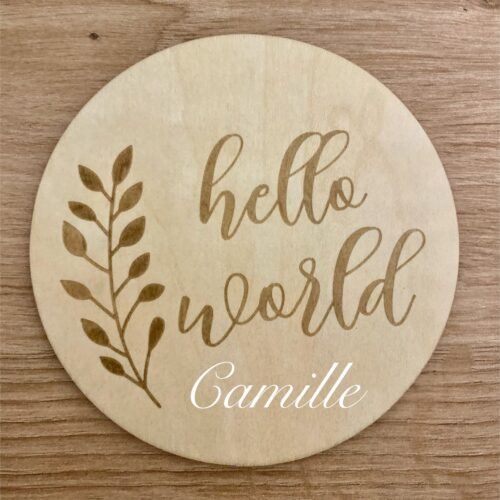 Plaque « Hello World »