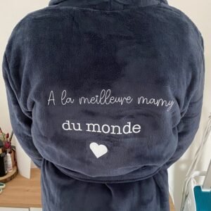 Peignoir personnalisé