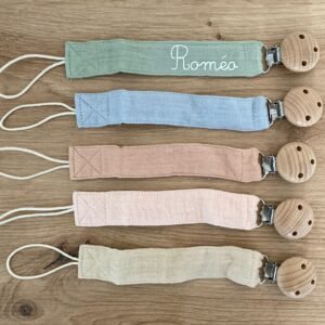 Attache tétine coton