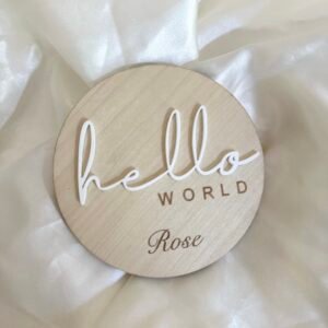 Plaque « Hello World »