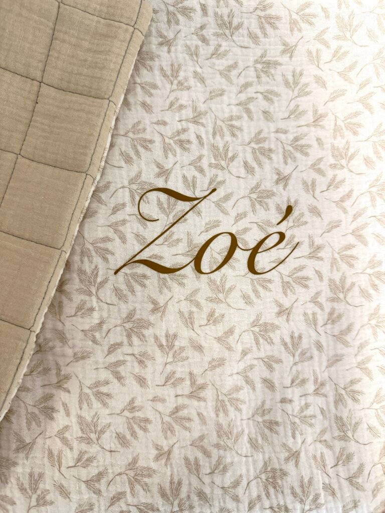 Couverture beige Zoé