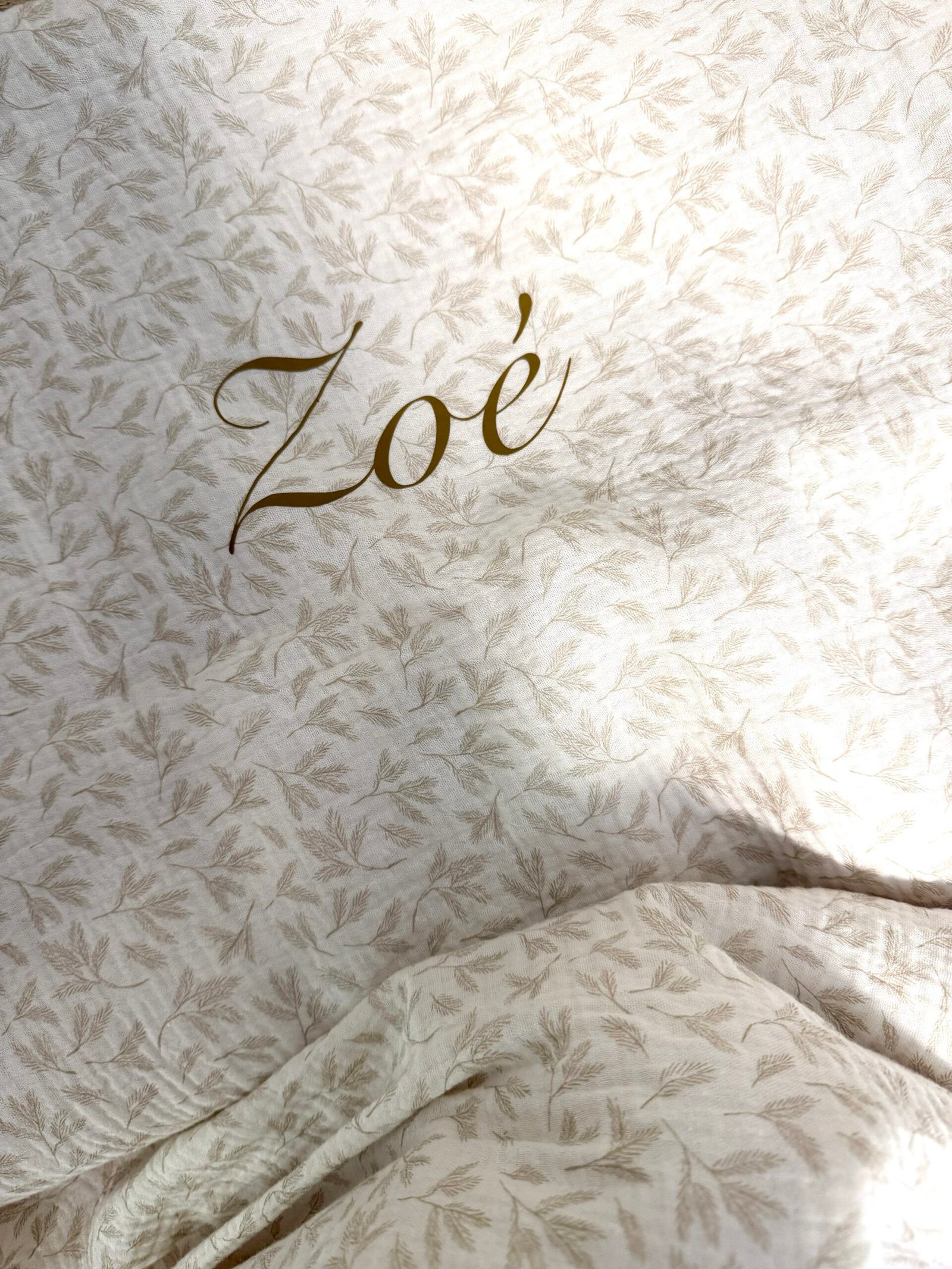 Couverture beige Zoé – Image 2