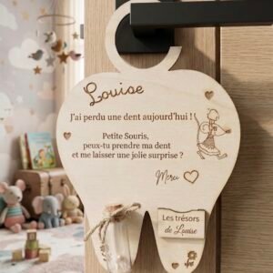 Plaque de porte « petite souris »